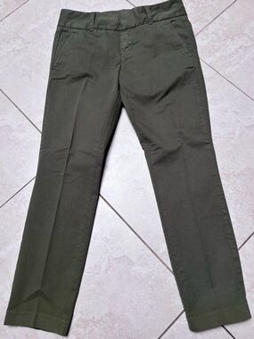 J Crew Andie Olive Green Chino Pants
